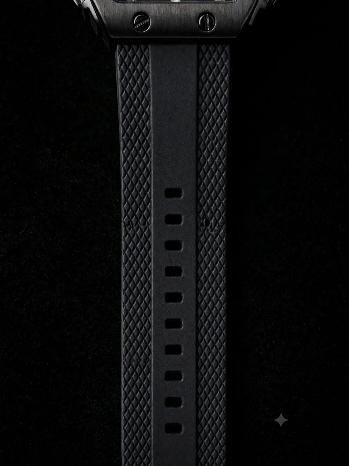 𝙏𝙐𝘽𝙐𝙇𝙀𝙍 ᴛᴏɴɴᴇᴀᴜ | Blackout Chronograph Tonneau Edition - Diamond Cut Dial - 48MM Case