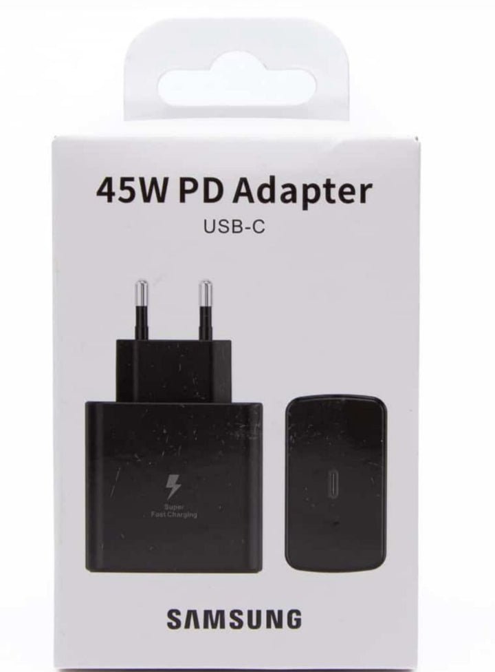 Samsung 45W PD Super Charger adapter |Type-C Port A+ Quality |Travel Adapter |Original Waranty