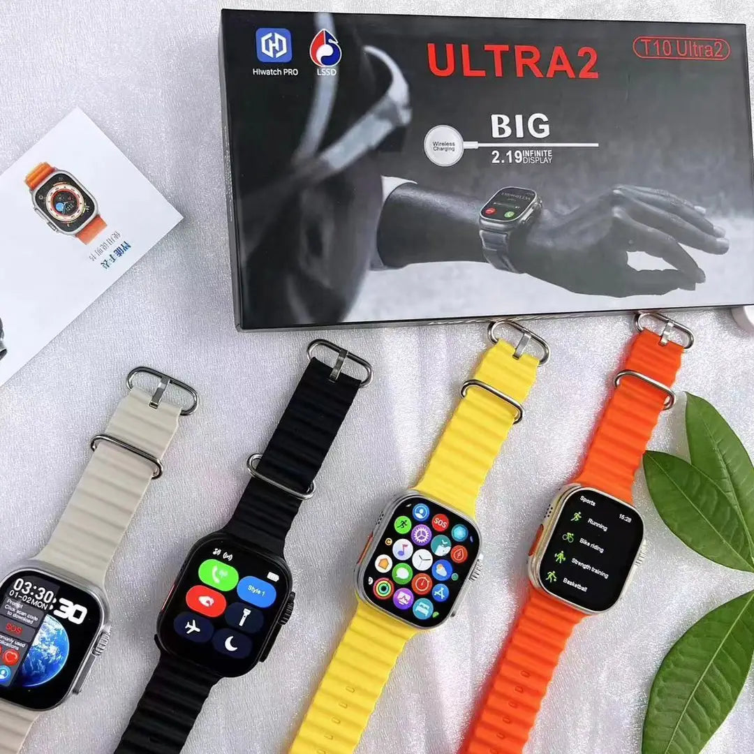 Smart Watch T10 Ultra 2 - Sports Adition |Multi-Featuristic |Fast Charging |Pro Infinity Display