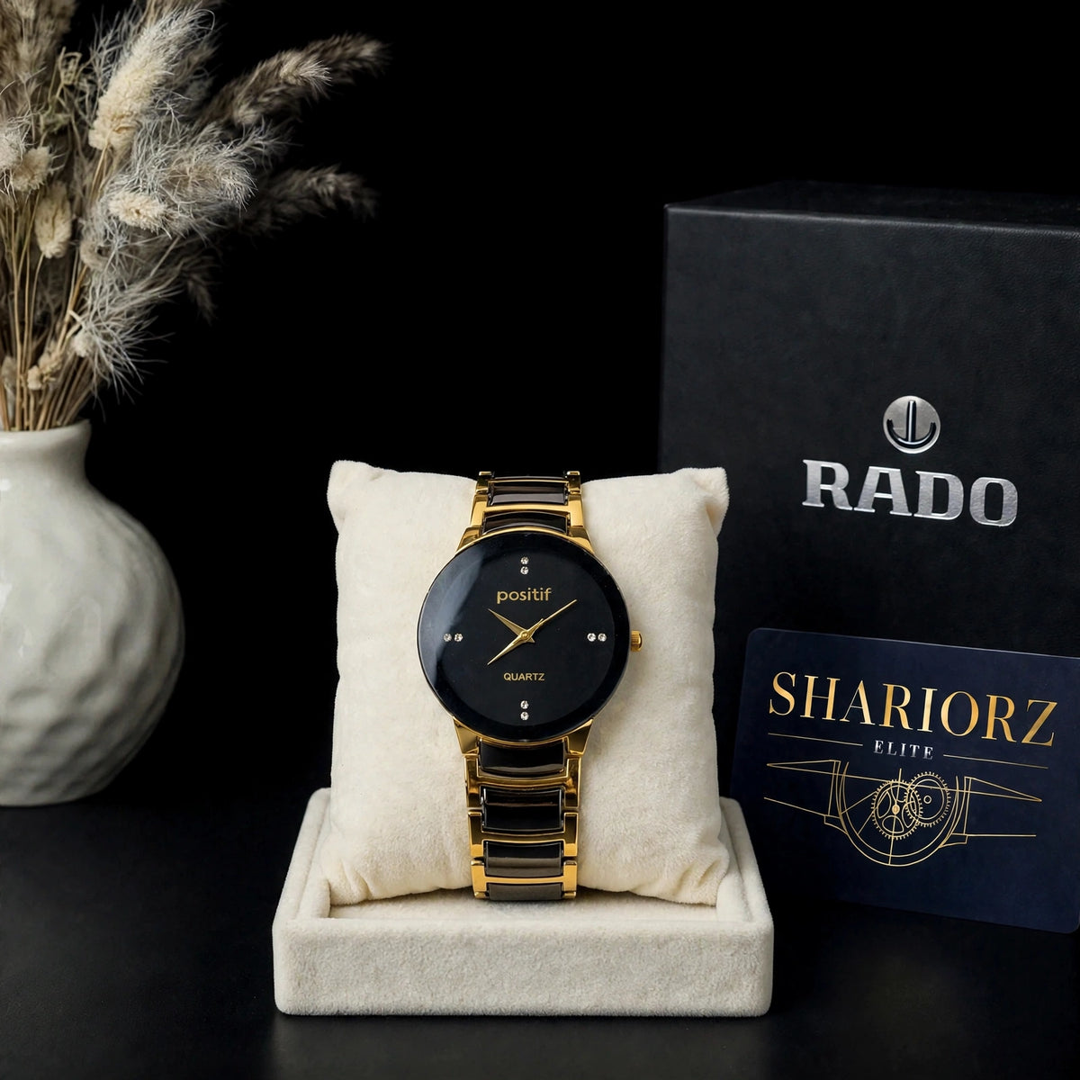 RADO Florence Vintage  - Centrix Gold Black Edition