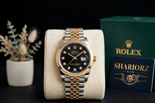 Rolex Noir Diamond Two-Tone -Noir Edition | SHARIORZ ELITE
