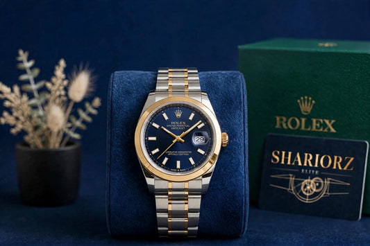 Blue Oyster (SERENITY) | 41MM Two Ton - Luxury Watch