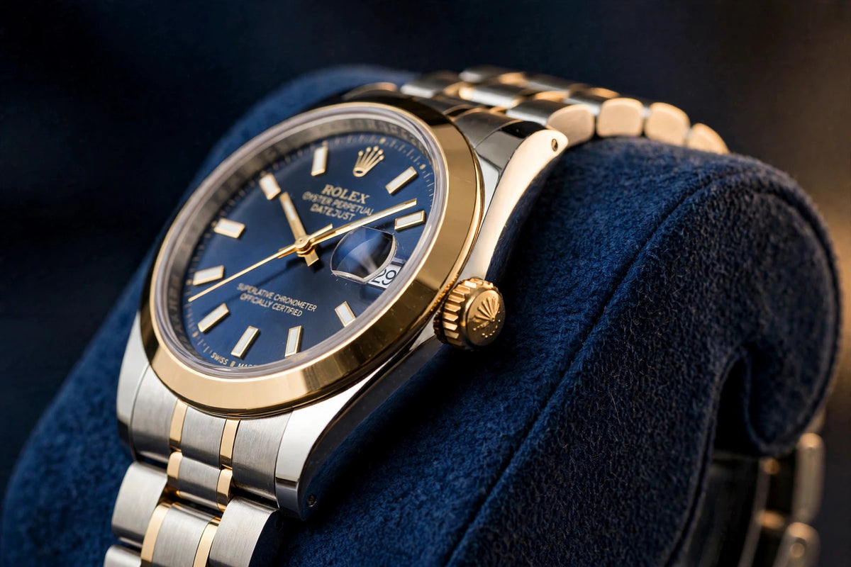 Blue Oyster (SERENITY) | 41MM Two Ton - Luxury Watch