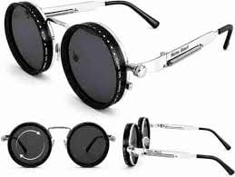 Adjustable Tint Polarized Round Sunglasses UV400, 1–9 Gear ND - NEW ARRIVAL