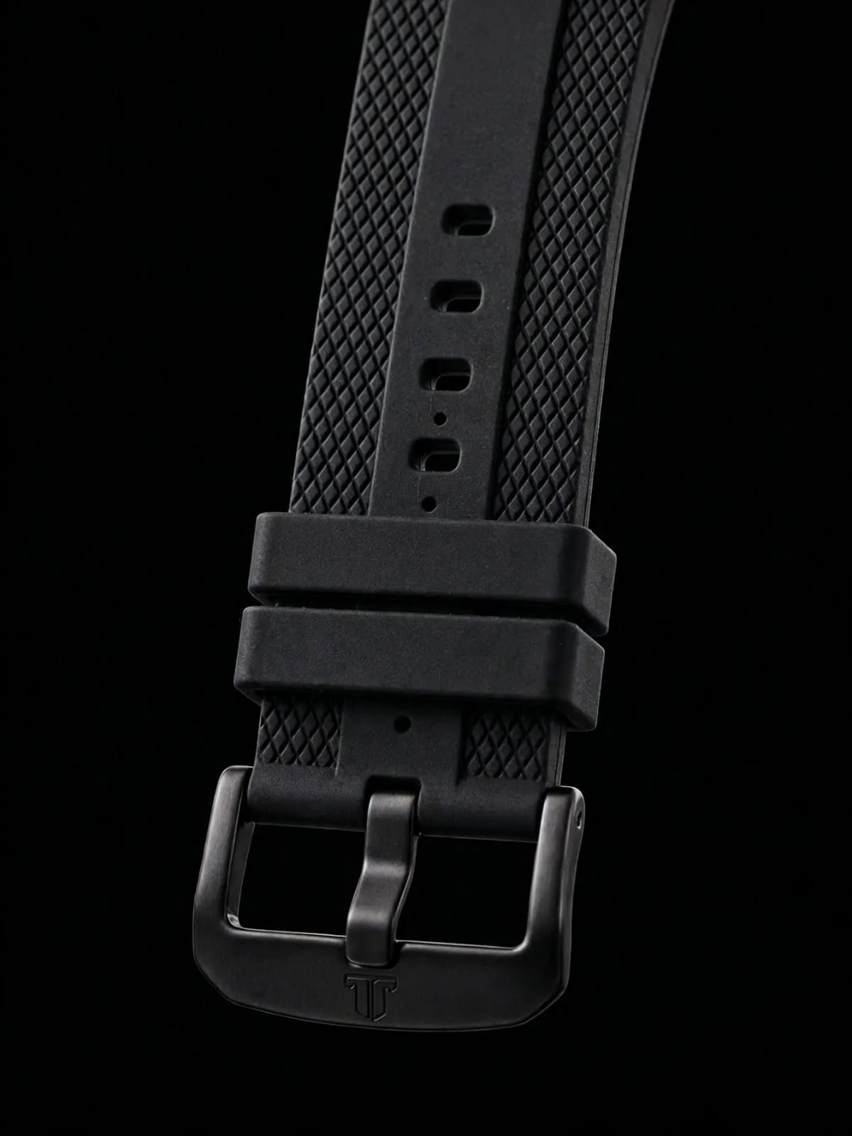𝙏𝙐𝘽𝙐𝙇𝙀𝙍 ᴛᴏɴɴᴇᴀᴜ | Blackout Chronograph Tonneau Edition - Diamond Cut Dial - 48MM Case