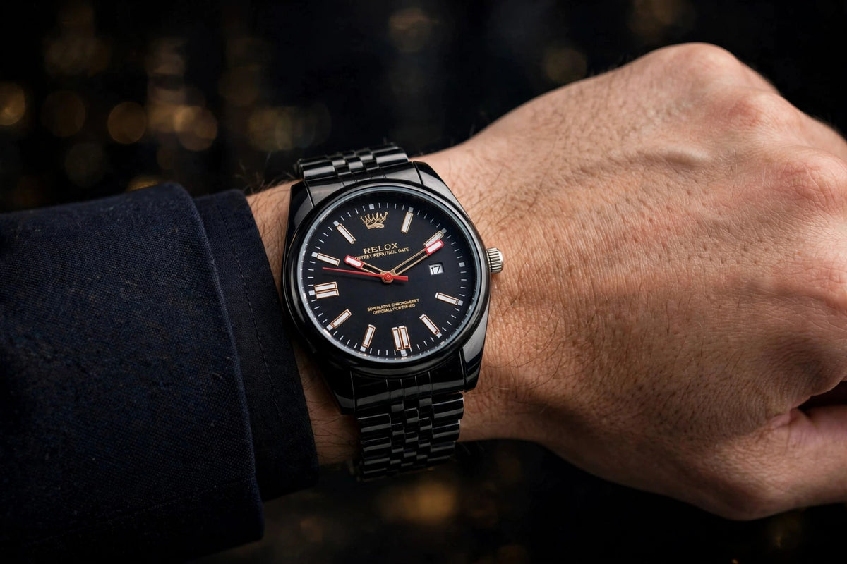 ROLEX Datejust - Black Phantom PVD Edition - (NEW OFFER) Buy 1 Variant & Get 1 Variant FREE - From 7 Premium Variants