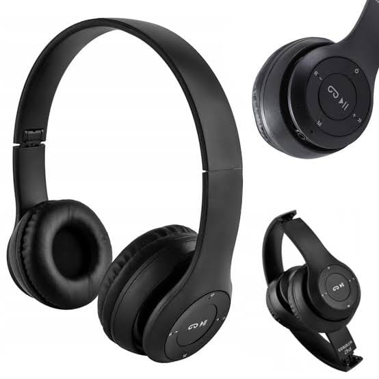 P47 Wireless Headphones |SD Card Function |Premium Leather Ear Cushions |Immersive Sound