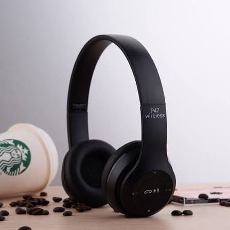 P47 Wireless Headphones |SD Card Function |Premium Leather Ear Cushions |Immersive Sound