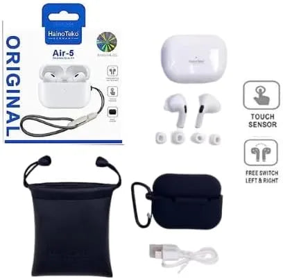 Wi-Fi Airpods PW-25 With Heavy Duty Pouch |ANC/ENC Noise Reduction |Water Resistant