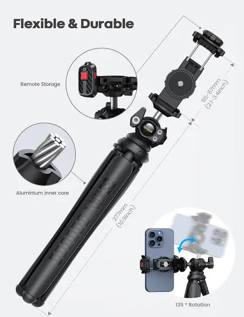 3 in 1 Bag - Tripod - Mobile Holder Selfie Stick - Premium TRIO OFFER