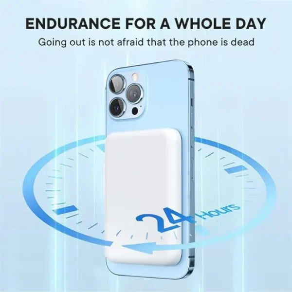 Apple magsafe Wireless Power Bank For iphone |10000mah Fast charging - Portable Battery charger | Designed for mobile power maintenance