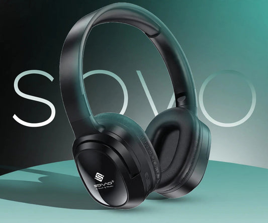 SOVO SHP-550 Wireless Premium Headphones | 50H Battery | Deep Bass | Bluetooth 5.3 | Foldable | Comfort Fit