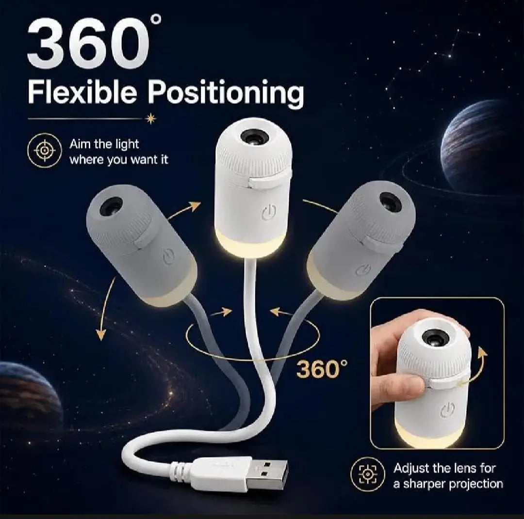 GALAXY Star Night Light Projector in Pakistan - Multiple  Lenses Included.