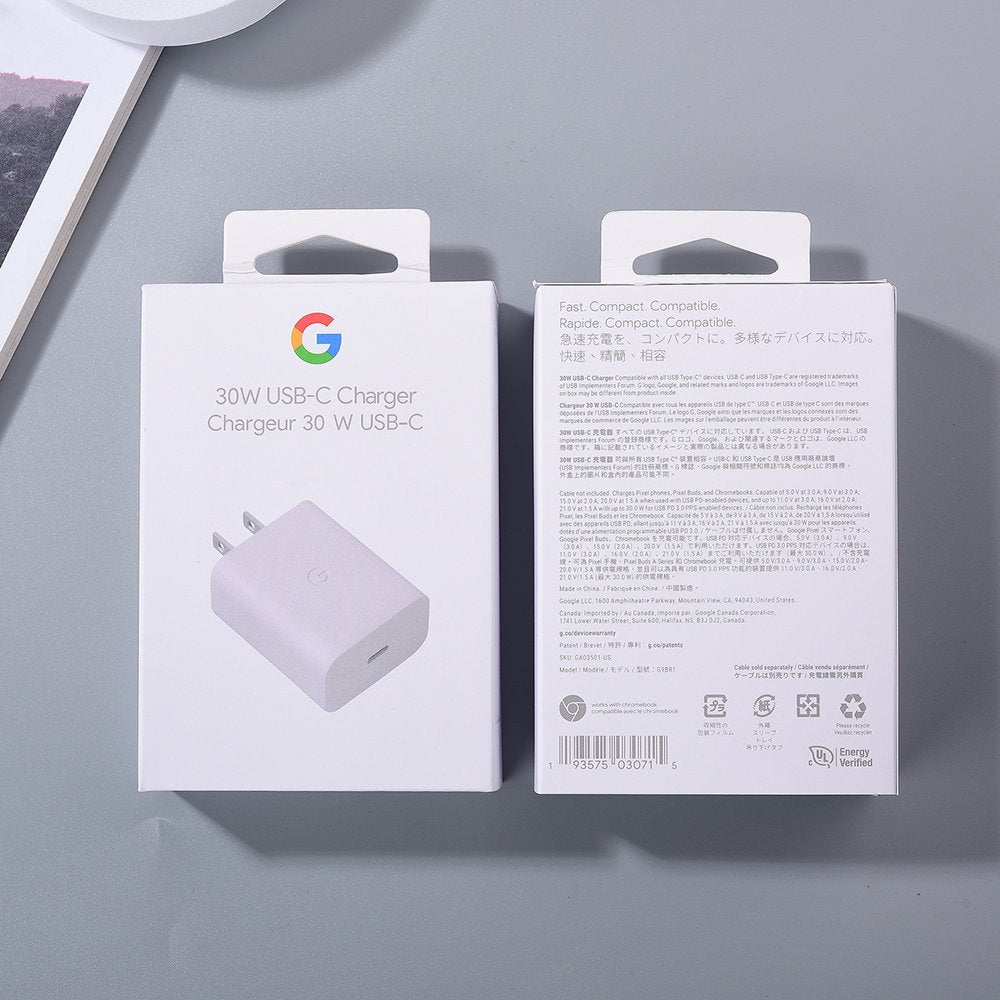 Google 30W Type-C USB Charger Adapter |High Performance Charging |Original quality |Google waranty