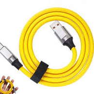 Fast Charge Silicon Cable - Dua Capability.