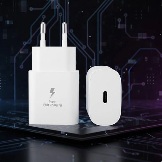 25W Original Power adapter |White Type-C fast Charger |Genium Quality