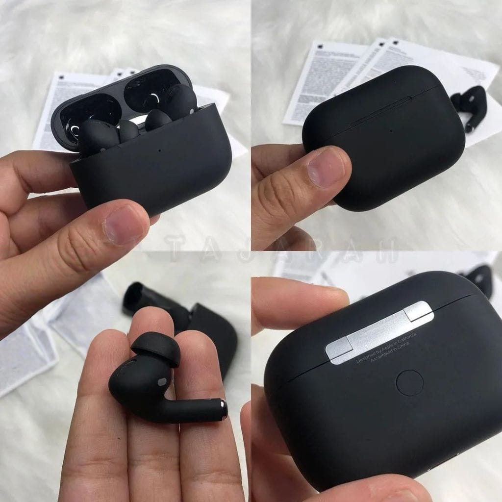 Airpods Pro Black Special Edition(2nd-Gen) |Active Noise Cancellation |Supreme Quality |Seamless Audio