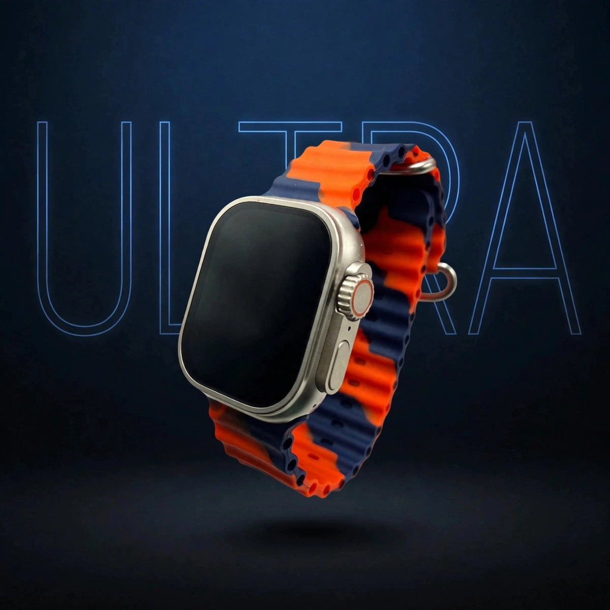 Dual Colours Strap Smart Watch Ultra - 2.01" Infinite Display - Change Your Style Everyday