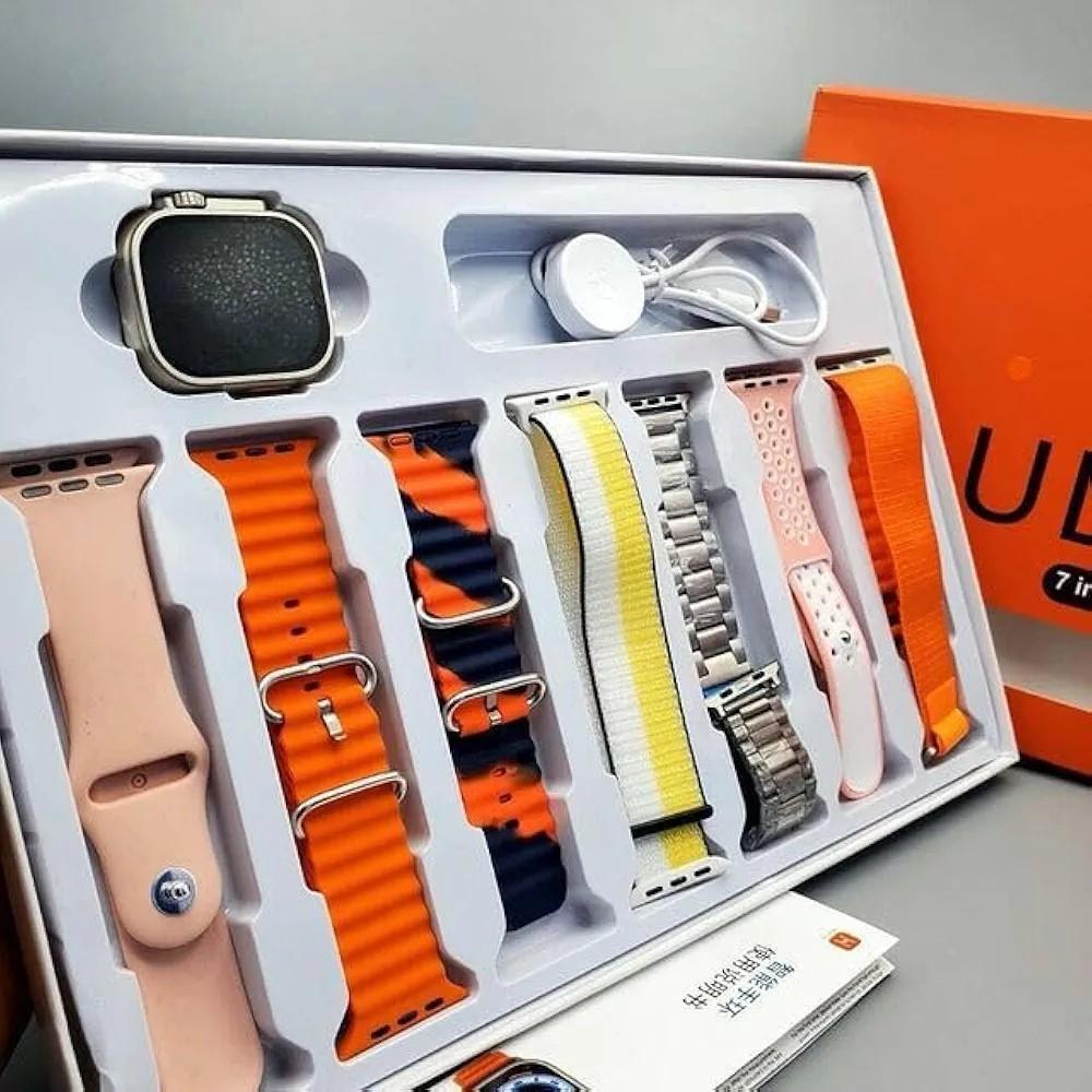 Dual Colours Strap Smart Watch Ultra - 2.01" Infinite Display - Change Your Style Everyday