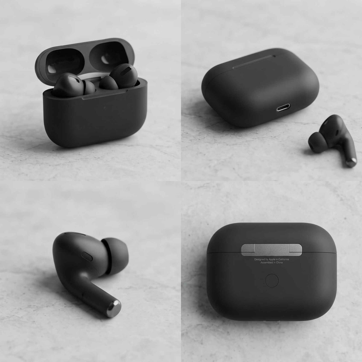 Airpods Pro Black Special Edition(2nd-Gen) |Active Noise Cancellation |Supreme Quality |Seamless Audio