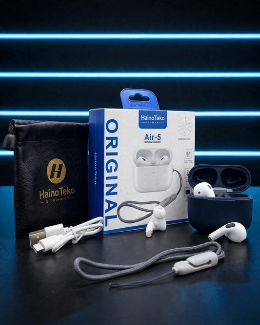 Wi-Fi Airpods PW-25 With Heavy Duty Pouch |ANC/ENC Noise Reduction |Water Resistant