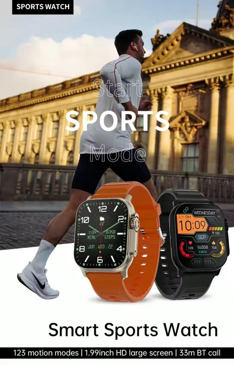 Smart Watch T10 Ultra 2 - Sports Adition |Multi-Featuristic |Fast Charging |Pro Infinity Display