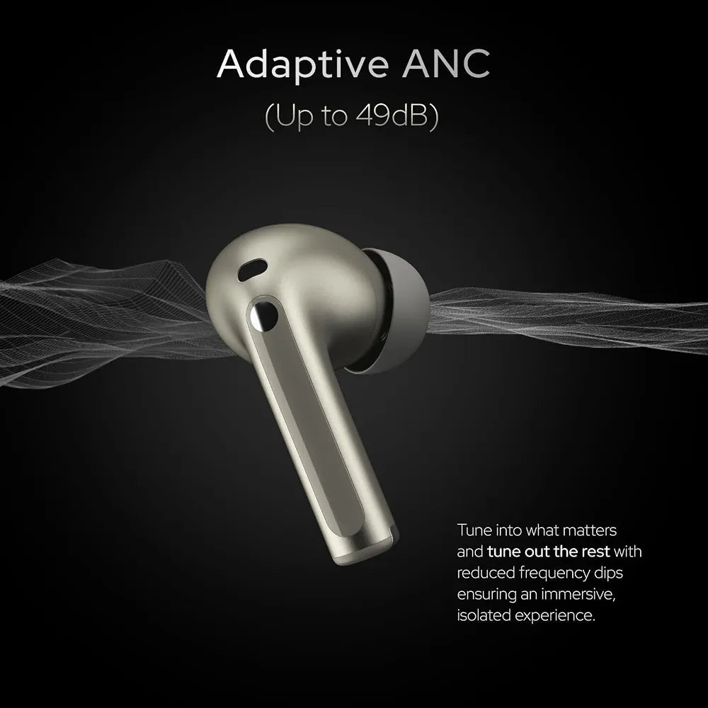 PREMIUM Wireless TWS Earbuds |Pure metal Case | Adaptive ANC |Smooth Audio Experiance