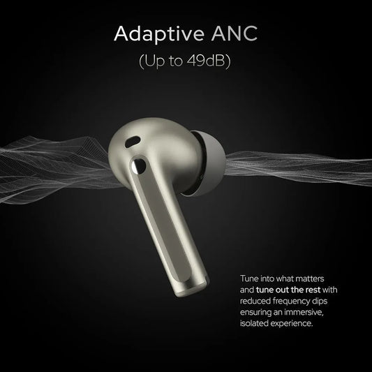 PREMIUM Wireless TWS Earbuds |Pure metal Case | Adaptive ANC |Smooth Audio Experiance
