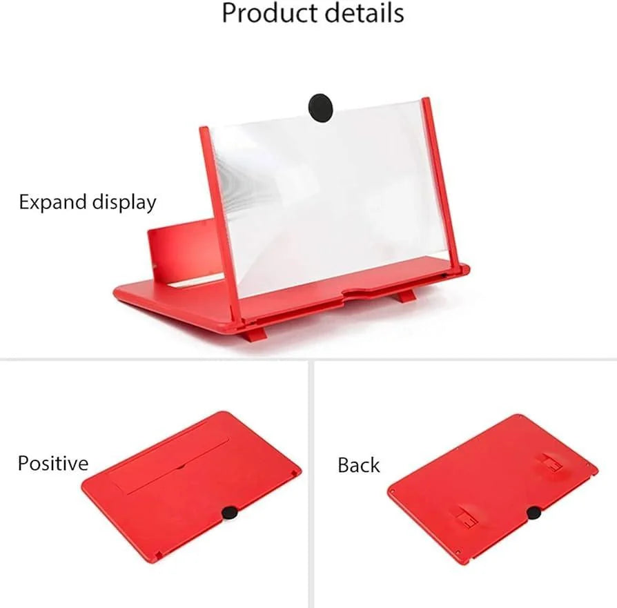 12 Inch 3D Mobile Screen Magnifier| - Enlarging Screen - Protecting Eyes - Best For Comfortable Watching