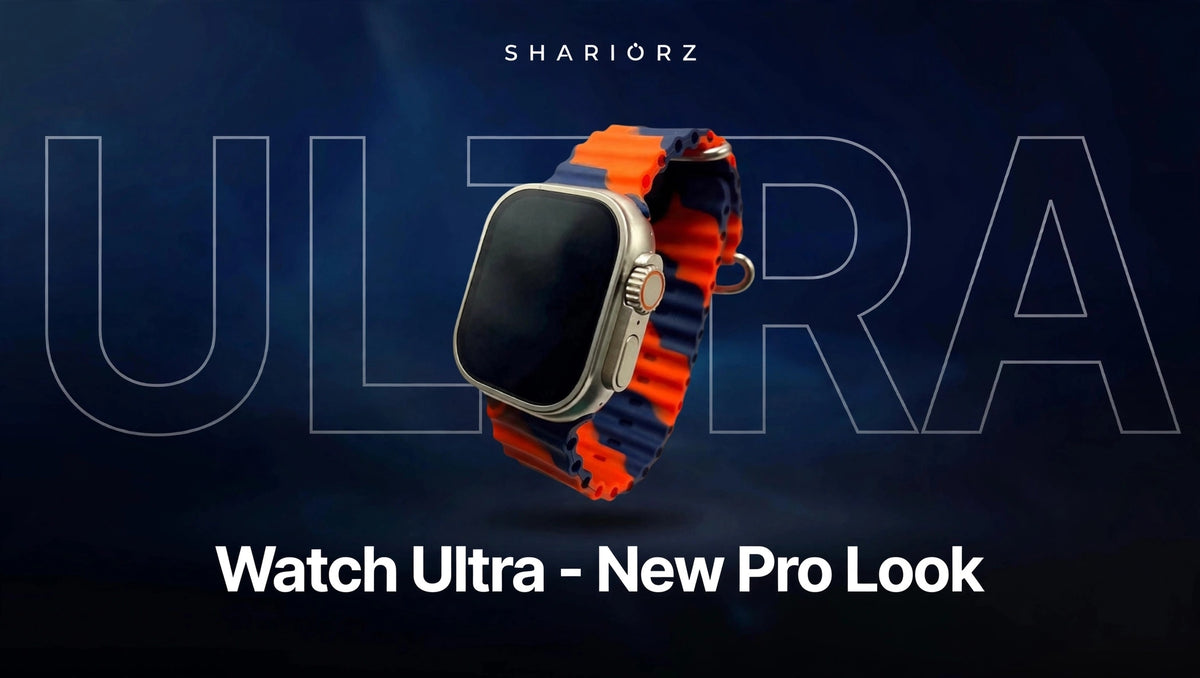 Dual Colours Strap Smart Watch Ultra - 2.01" Infinite Display - Change Your Style Everyday
