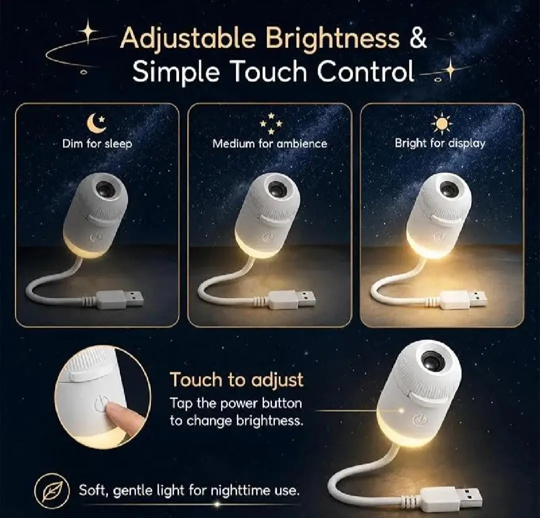 GALAXY Star Night Light Projector in Pakistan - Multiple  Lenses Included.