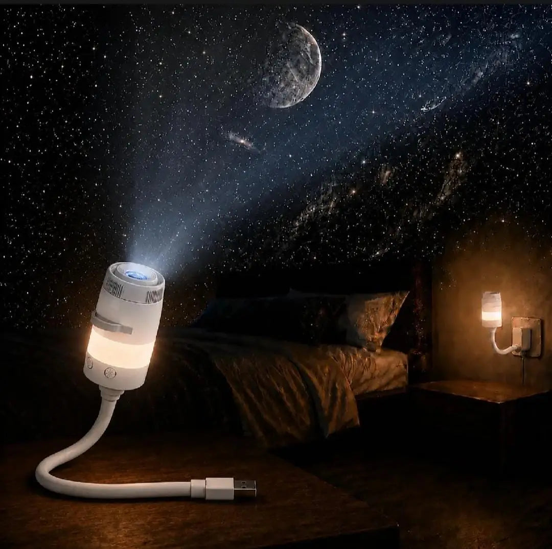 GALAXY Star Night Light Projector in Pakistan - Multiple  Lenses Included.