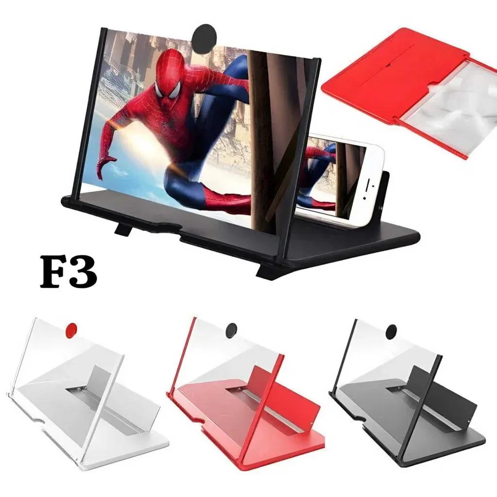 12 Inch 3D Mobile Screen Magnifier| - Enlarging Screen - Protecting Eyes - Best For Comfortable Watching