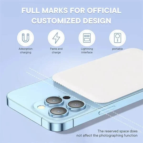 Apple magsafe Wireless Power Bank For iphone |10000mah Fast charging - Portable Battery charger | Designed for mobile power maintenance